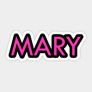 Mary name Sticker